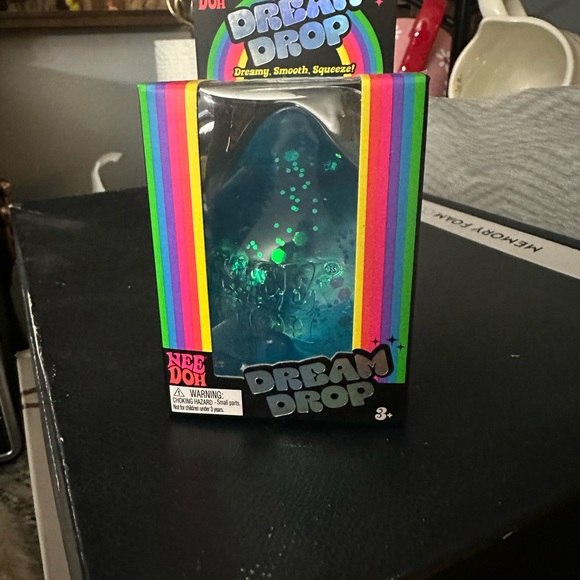 NEEDOH Other - Dream Drop Glitter Squeeze Toy — Blue by